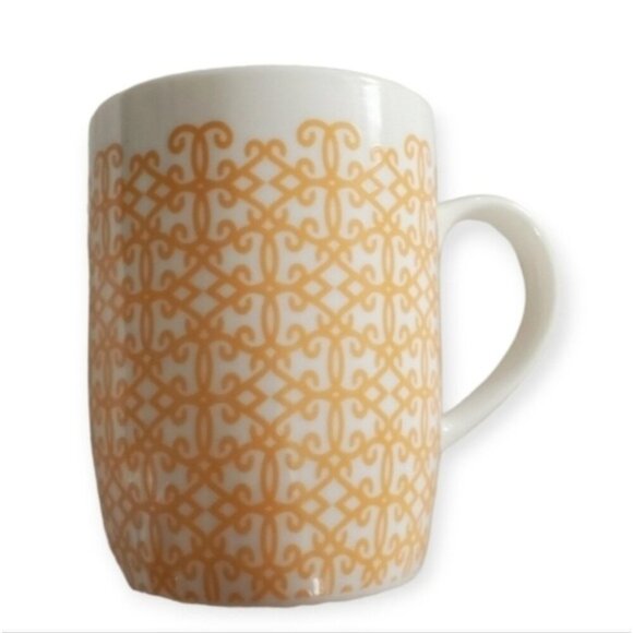Starbucks Yellow printed coffee cup - Picture 2 of 8